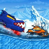 Game Car Eats Car Winter Adventure