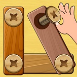 Game Wood Nuts & Bolts Puzzle